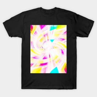 Multi color Swirl Design T-Shirt